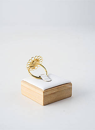 Bague ornement breloque / pampille vert FRANCK HERVAL femme