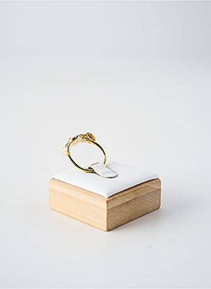 Bague ornement breloque / pampille blanc FRANCK HERVAL femme