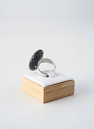 Bague matériaux plaqué argent noir NATURE BIJOUX femme