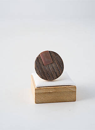 Bague matériaux plaqué or gris NATURE BIJOUX femme