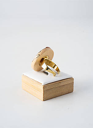Bague ornement elément bois gris NATURE BIJOUX femme