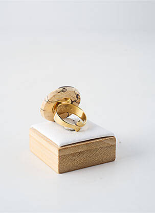 Bague matériaux plaqué or bleu NATURE BIJOUX femme