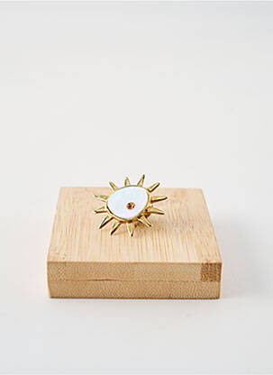 Pins blanc FRANCK HERVAL femme