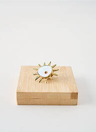 Pins blanc FRANCK HERVAL femme
