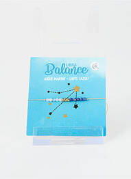 Bracelet ornement pierre bleu BELLE MAIS PAS QUE femme
