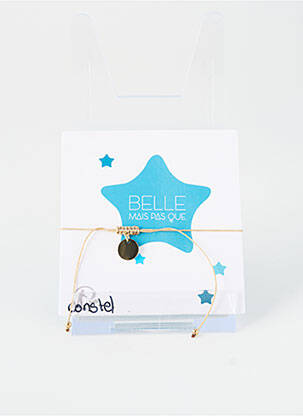 Bracelet ornement pierre bleu BELLE MAIS PAS QUE femme