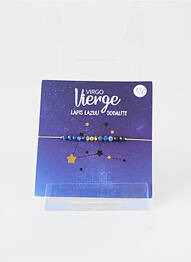 Bracelet ornement pierre bleu BELLE MAIS PAS QUE femme