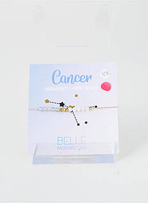 Bracelet ornement pierre blanc BELLE MAIS PAS QUE femme