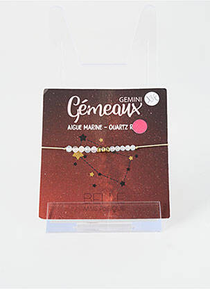 Bracelet ornement pierre blanc BELLE MAIS PAS QUE femme