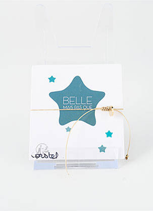 Bracelet ornement pierre bleu BELLE MAIS PAS QUE femme