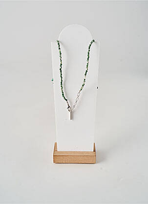 Collier ornement perles vert NATURE femme