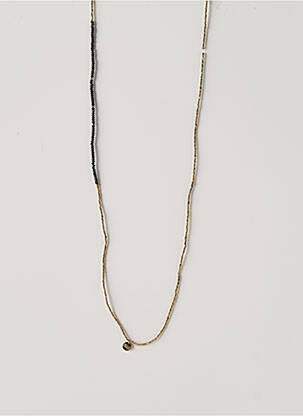 Collier fermeture elastique noir BELLE MAIS PAS QUE femme