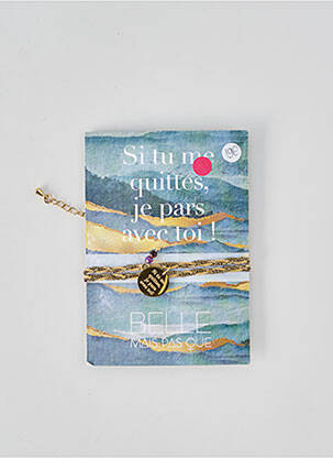 Bracelet matériaux plaqué or or BELLE MAIS PAS QUE femme