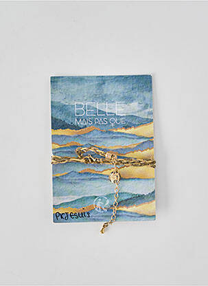 Bracelet matériaux plaqué or or BELLE MAIS PAS QUE femme