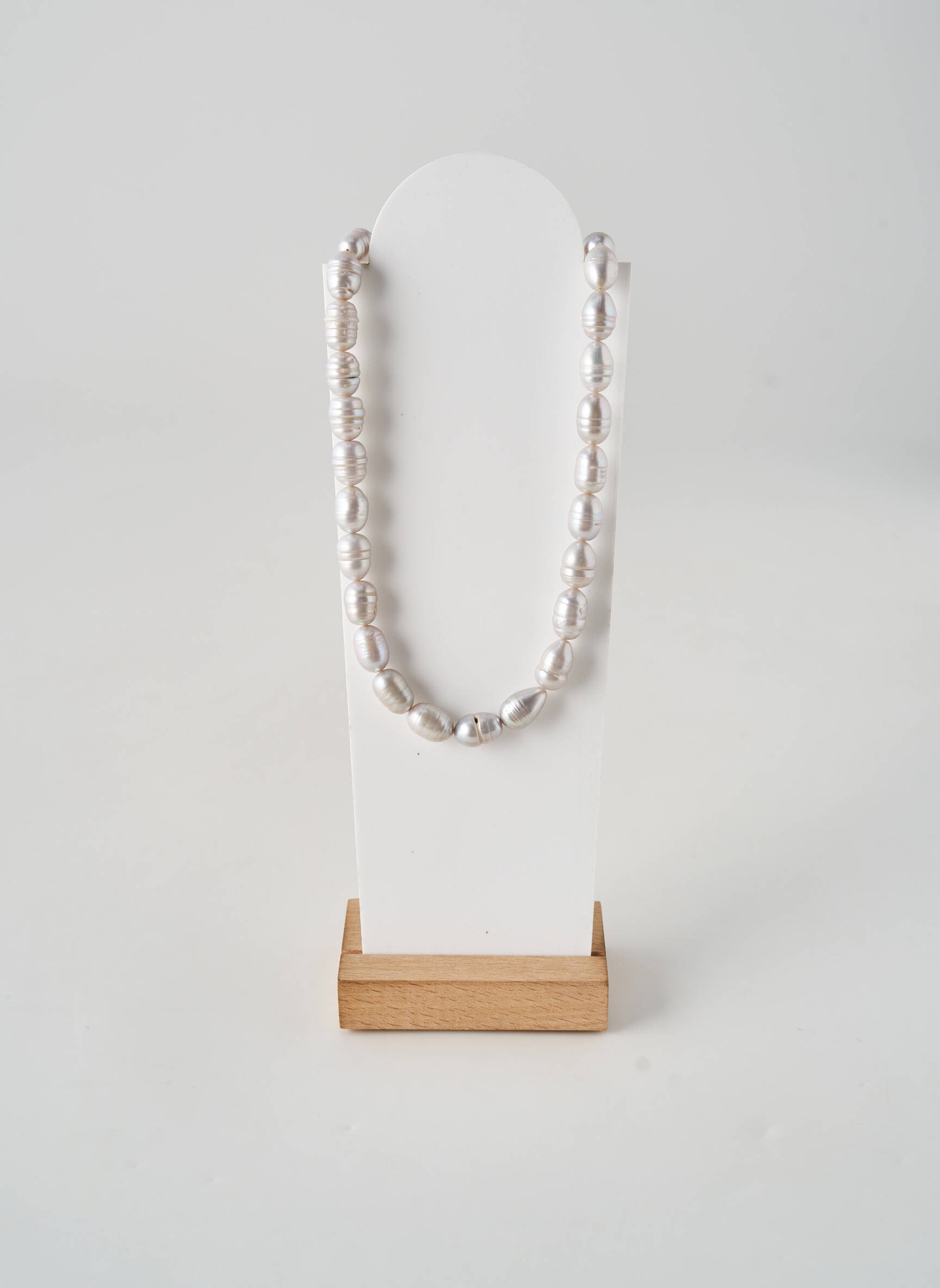 Collier ornement perles blanc NATURE femme