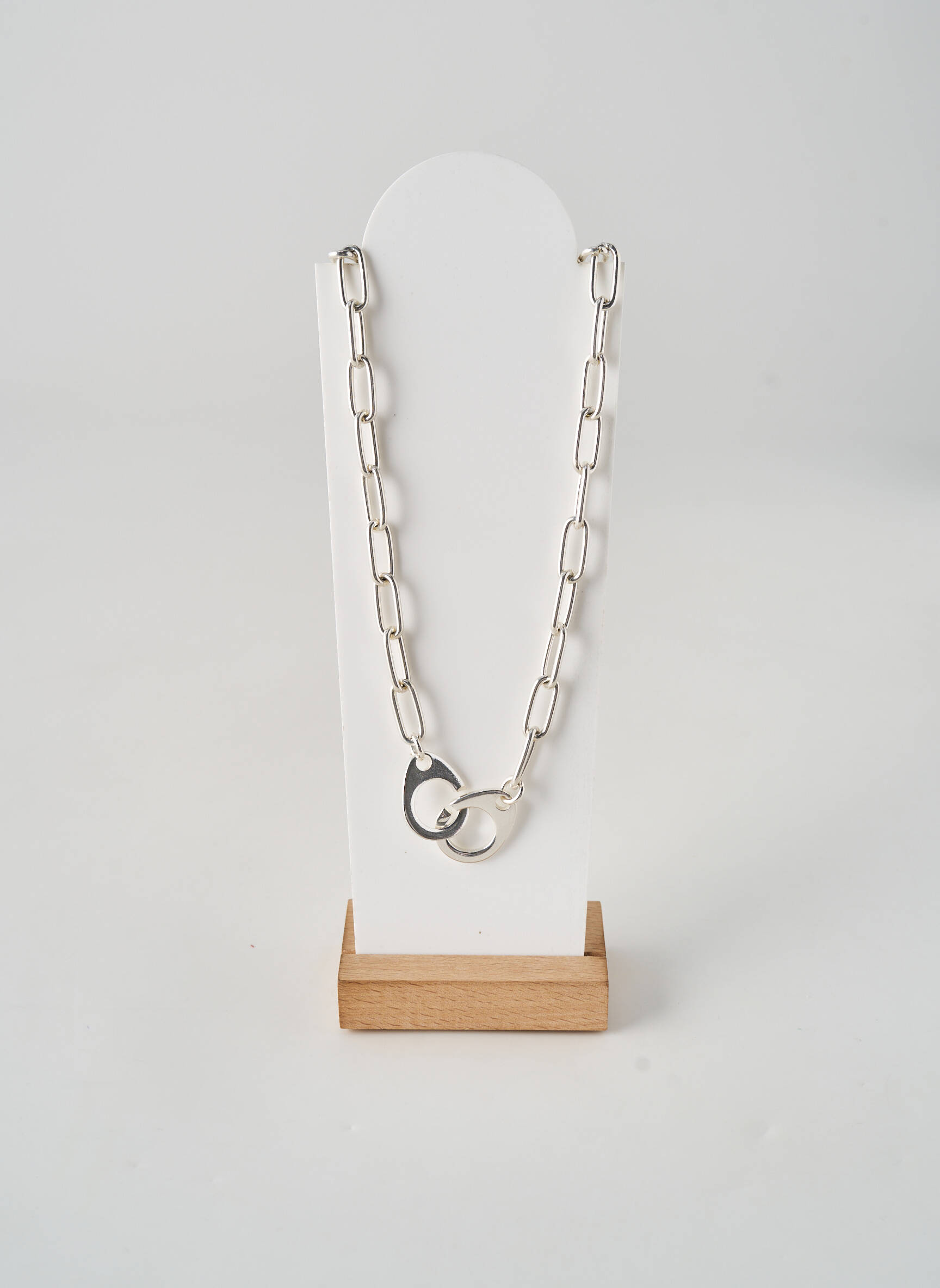 Collier argent SECRET DE CUIR femme