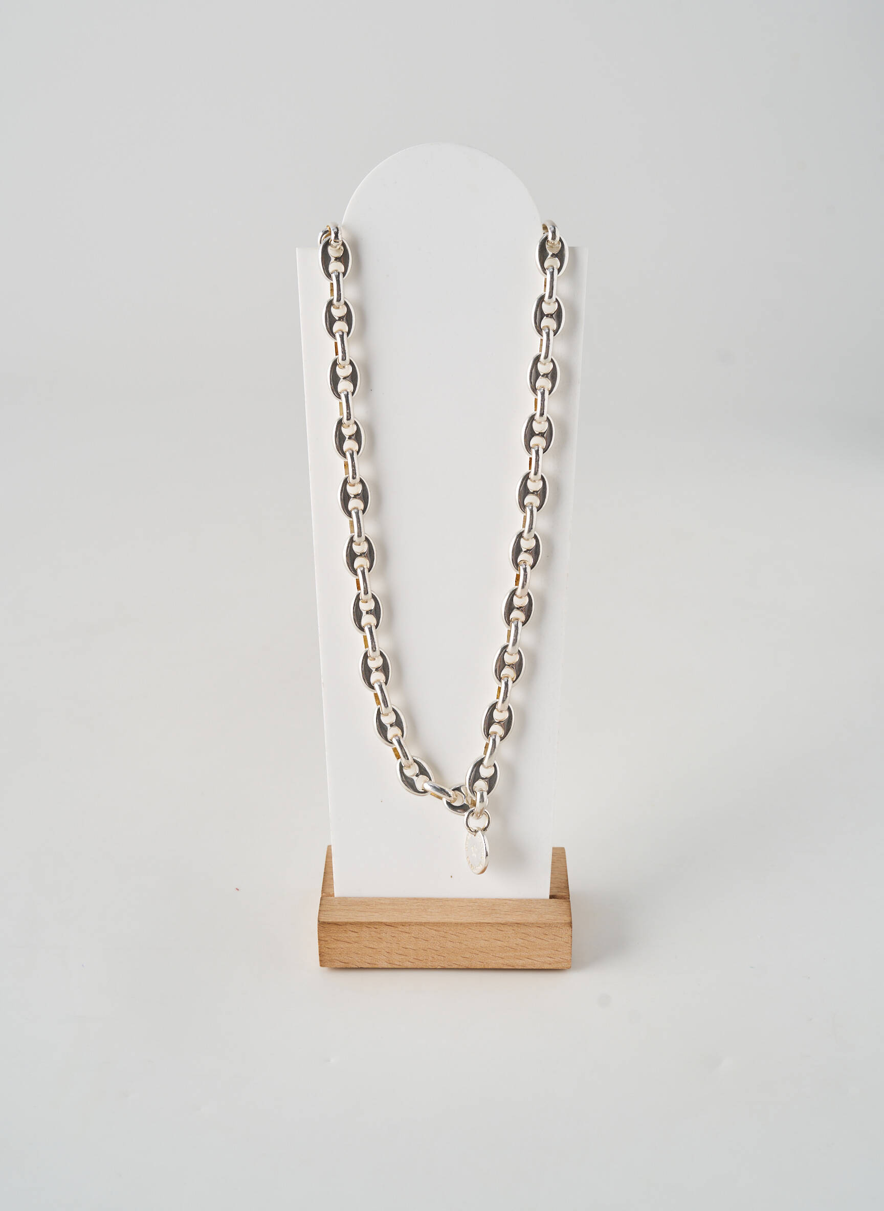 Sautoir argent SECRET DE CUIR femme