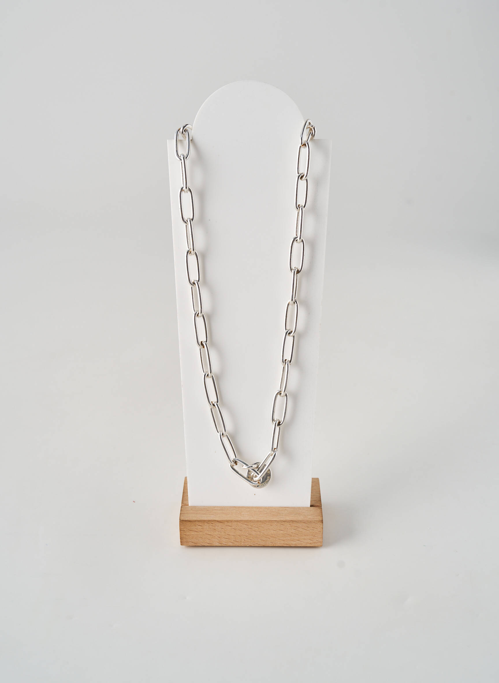 Sautoir argent SECRET DE CUIR femme