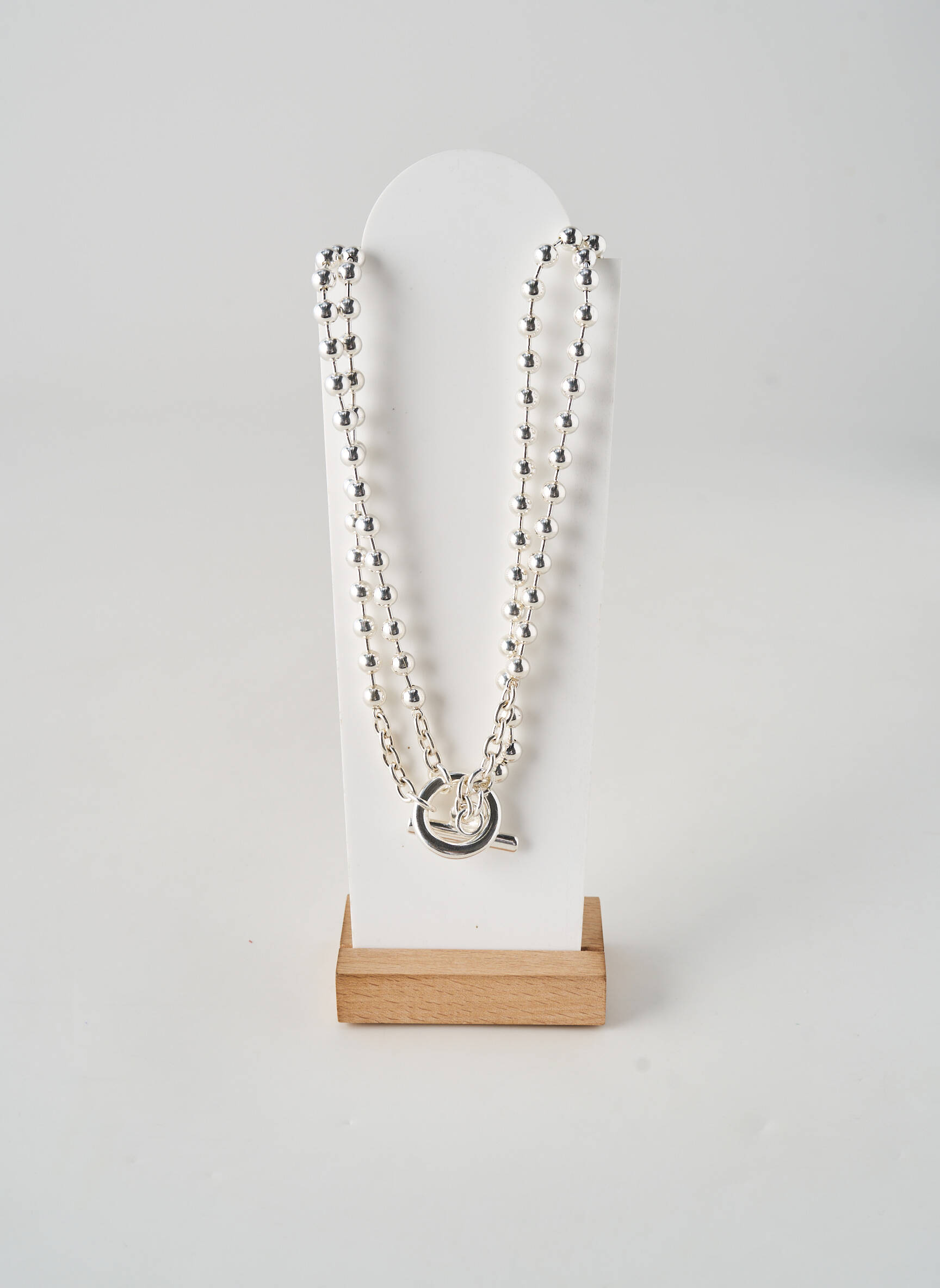 Collier fermeture fermoir en t argent SECRET DE CUIR femme