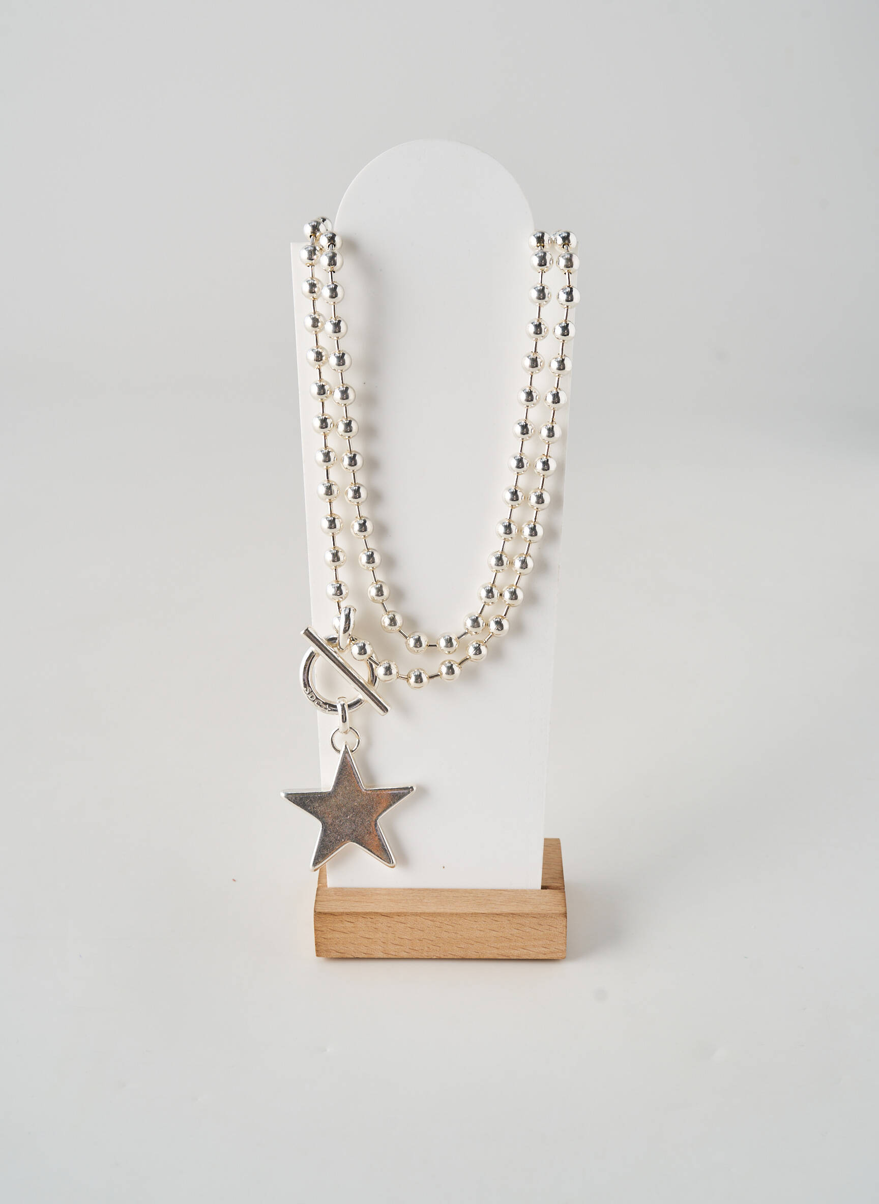 Collier fermeture fermoir en t argent SECRET DE CUIR femme