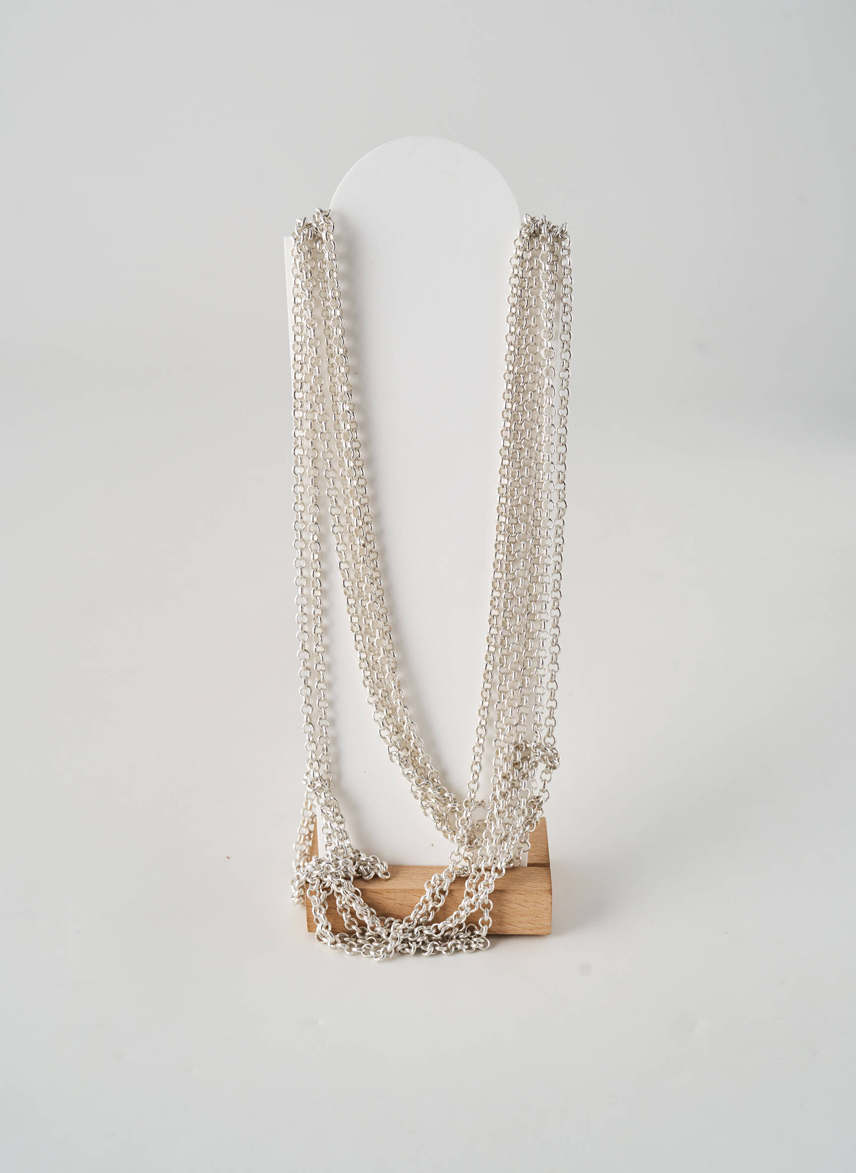 Collier fermeture fermoir en t argent SECRET DE CUIR femme