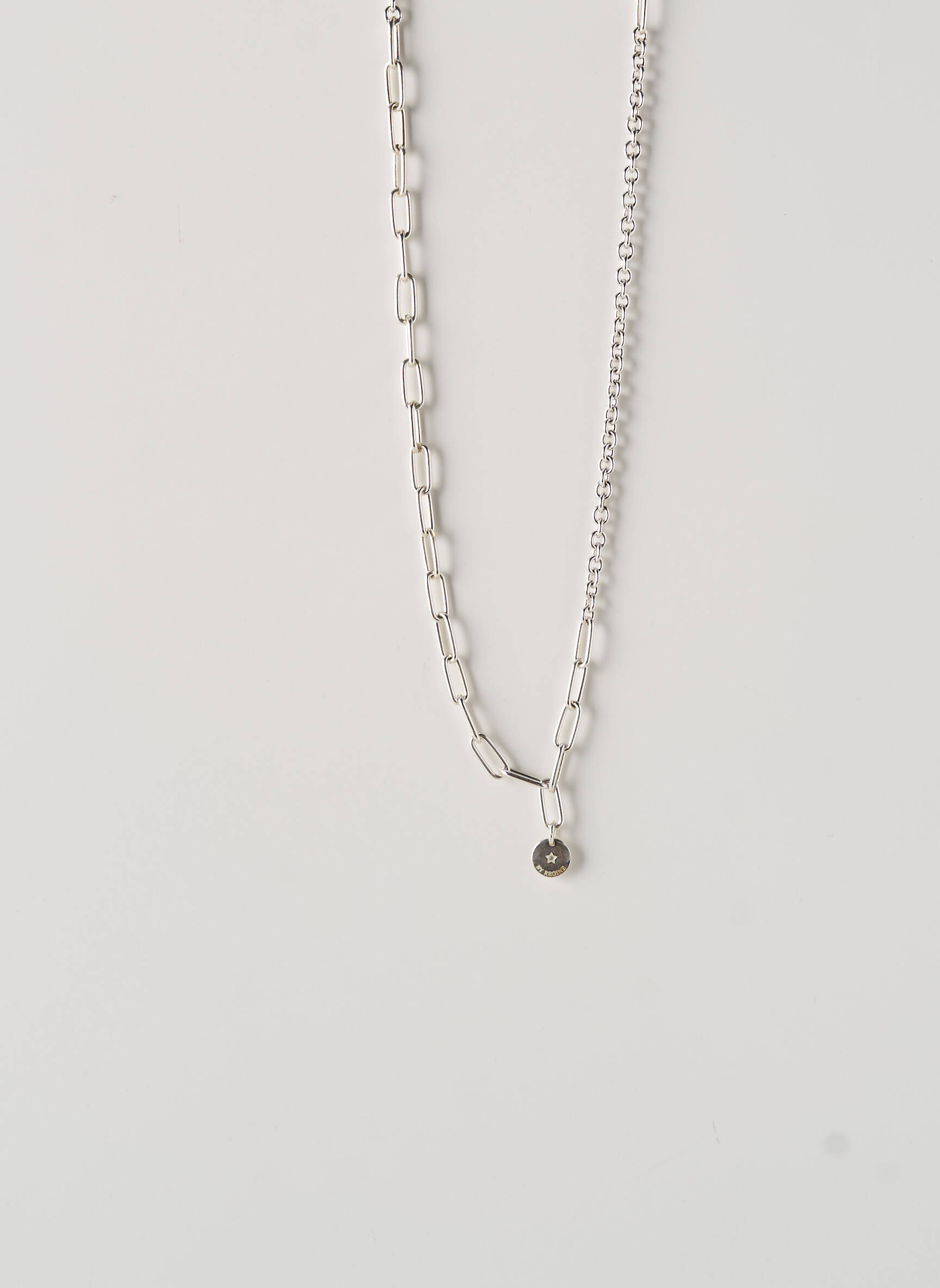 Collier argent SECRET DE CUIR femme