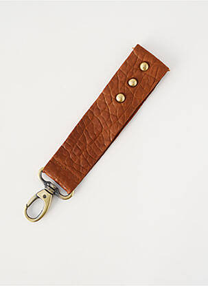 Porte-clé marron fonce VIRGINIE DARLING femme