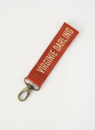 Porte-clé marron VIRGINIE DARLING femme