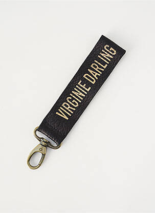 Porte-clé noir VIRGINIE DARLING femme