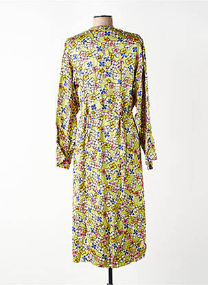 Robe longue manches longues manches longues vert AMERICAN VINTAGE femme