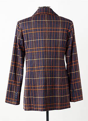 Manteau long coupe cintrée sans capuche violet CLOUD9 femme