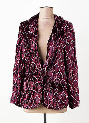 Blazer poches violet STORIATIPIC femme