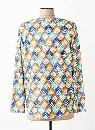 T-shirt manches longues manches longues bleu TINTA STYLE femme