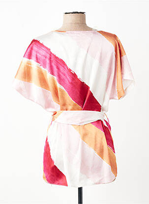 Tunique manches courtes coupe fluide rose GREGORY PAT femme