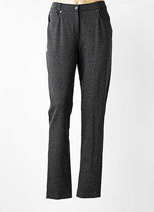 Pantalon slim stretch taille normale gris GUY DUBOUIS femme
