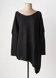 Pull col rond manches longues noir RHUM RAISIN femme