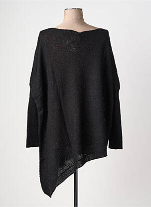 Pull coupe droite manches longues noir RHUM RAISIN femme
