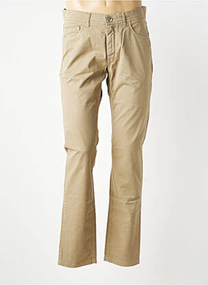 Pantalon slim tissage popeline taille normale marron CARLOS CORDOBA homme