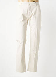 Pantalon chino tissage popeline taille normale beige HARPER&FLINT homme
