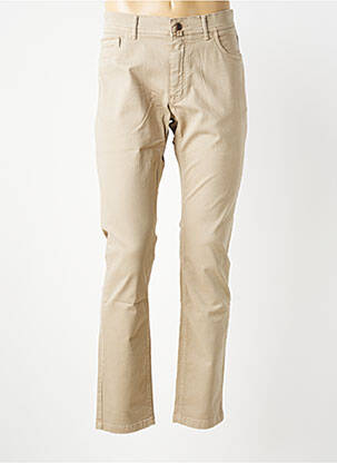 Jeans coupe slim poches taille normale marron CARLOS CORDOBA homme