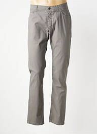Pantalon slim tissage chiné taille normale gris CARLOS CORDOBA homme
