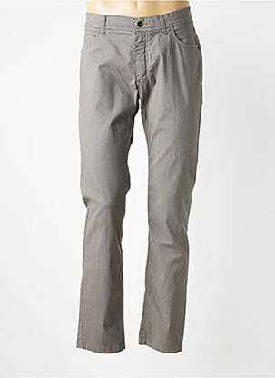 Pantalon slim tissage chiné taille normale gris CARLOS CORDOBA homme