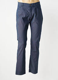 Pantalon slim tissage chiné taille normale bleu CARLOS CORDOBA homme