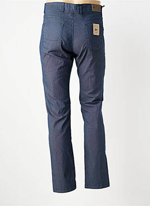 Pantalon slim tissage chiné taille normale bleu CARLOS CORDOBA homme