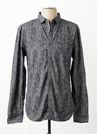 Chemise manches longues imprimé fantaisie bleu WHITE STUFF homme
