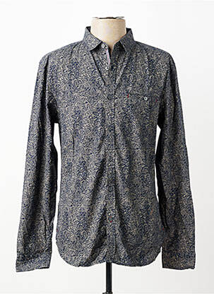Chemise manches longues imprimé fantaisie bleu WHITE STUFF homme