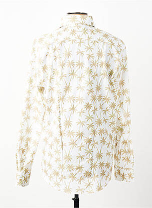 Chemise manches longues imprimé fantaisie blanc CARLOS CORDOBA homme