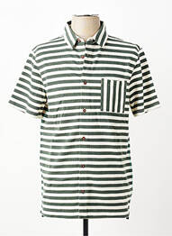 Chemise manches courtes imprimé fantaisie vert WHITE STUFF homme