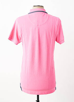 Polo coupe cintrée manches courtes rose HARPER&FLINT homme