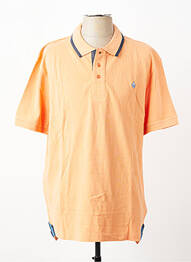 Polo coupe cintrée manches courtes orange HARPER&FLINT homme